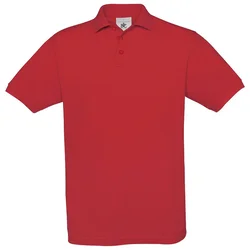 MAJICA KRATKI RUKAVI B&C SAFRAN POLO 180G CRVENA S