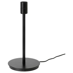 SKAFTET Osnova stone lampe, crna, 30 cm