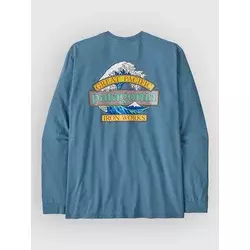 Patagonia Great Waves Responsibili- Long Sleeve T-Shir shore blue