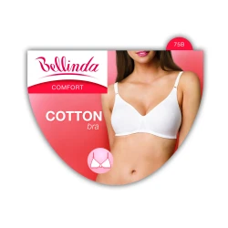 Bellinda COTTON BRA - Unpadded cotton bra - white
