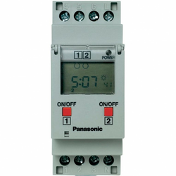 Panasonic Časovna stikalna ura za DIN letev, delovna napetost: 230 V/AC Panasonic TB6220187 2 x preklopni 16 A 250 V/AC tedenski program