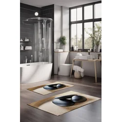 Lessentiel Maison Set prostirki za kupatilo CT-5174, 2 Komada, Šarena