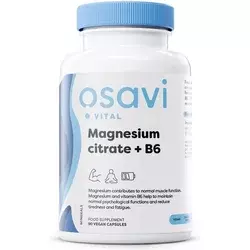 Magnesium Citrate + B6 - 90 vcaps