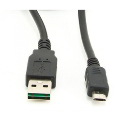 CC-mUSB2D-1M Gembird Double-sided USB 2.0 AM to Micro-USB cable, black, 1 m