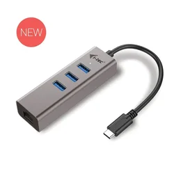 I-TEC USB-C Hub, 3-portni, Gigabit Ethernet