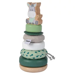 Drevená skladacia veža Baby HIPP Stacking Tower Eichhorn 8 dielov výška 19 cm od 12 mes EH5869