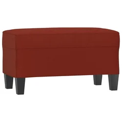 Klupa crvena boja vina 70 x 35 x 41 cm od umjetne kože
