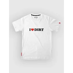 Loose Riders I Heart Dirt Tech Tee white