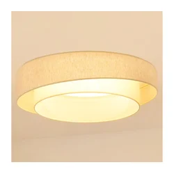 Brilagi - prigušiva LED stropna svetiljka SHINE LED/24W/230V krem boje + sa daljinskim upravljačem