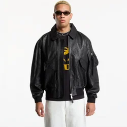 Bomber Alpha Industries CWU-36/P Leather UV Black XL