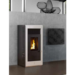 KARMEK ONE peč na pelete z razvodom Leon S1 Plus 13.22 kW - bela