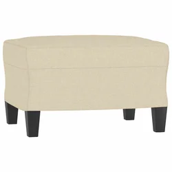 Vidaxl Stolček za noge krem 60x50x41 cm blago