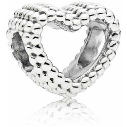 Pandora Srebrna srčna kroglica 797516 srebro 925/1000