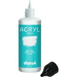 Darwi Metallic Akrilna barva Silver 80 ml 1 kos