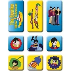 The Beatles Yellow Submarine 9 Piece Set Magnet