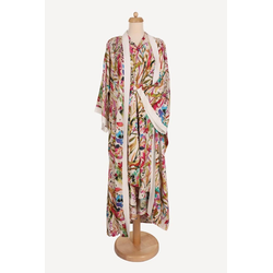 Ženski kimono Athena, Dugi, Belo-ljubičasti