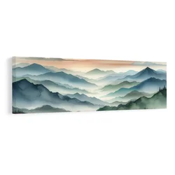 Slika mir nad modrimi gorami - 135x45