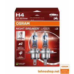 ŽARNICA OSRAM HALOGEN H4 NIGHT BREAKER LASER 64193NL-2HB 60/55W P43t 2HB