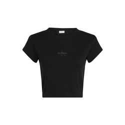 Calvin Klein Jeans Majica črna/bela
