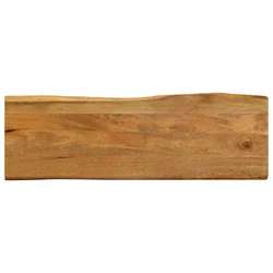 Stolna ploča 120x40x3,8cm od masivnog drva manga sa živim rubom