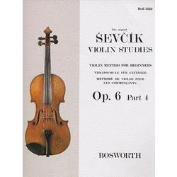 ŠEVČIK:VIOLINSCHULER OP.6/VOL.4