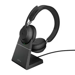 Jabra Evolve2 65, Link380c MS Stereo Stand Black ( 26599-999-889 )
