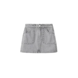 MANGO KIDS Krilo SABRINA siv denim
