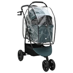 Sklopiva kolica za kućne ljubimce Zelena 78 x 54 x 101 cm