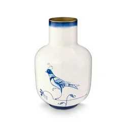 Pip Studio Dekorativna vaza The Blue Bird 20 x 30 cm