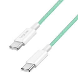 Logilink USB 2.0 Type C - C, M/M, zelena, 1.0m