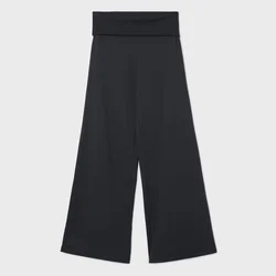 Cropp - Pantalone wide leg - CRNO