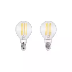 SET 2x LED sijalica VINTAGE E14/4W/230V 2700K - Globo 10589-2K