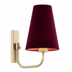 Argon 8313 - Zidna lampa SAFIANO 1xE27/15W/230V bordo