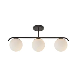 Nordlux - Luster na šipci GRANT 3xE14/25W/230V crna