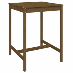Vrtni stol boja meda 82,5 x 82,5 x 110 cm od masivne borovine