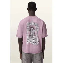 AllSaints pletena majica moška bombažna z elastanom AVALON