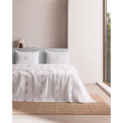 Madame Coco Set letnje posteljine Victoire, Za dupli krevet, Pike, Beli