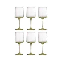 Bloomingville Komplet kozarcev za vino Luciana 430 ml 6-pack