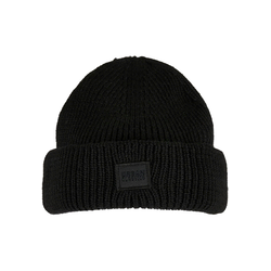 Knitted wool hat black