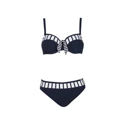 SUNFLAIR Bikini mornarska/bela