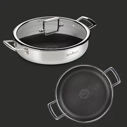Rosmarino HexaPro nizka ponev s pokrovko, 28 cm