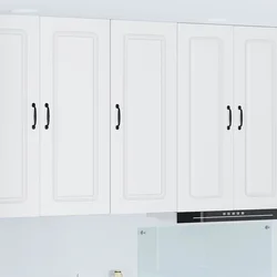 vidaXL Stenska kuhinjska omarica Bela 40 x 31 x 100 cm Konstruiran les