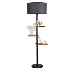 Aberto Design Podna lampa Moda, 163 cm, E27, Crna