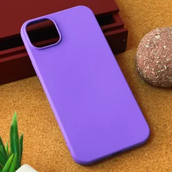Maska za mobilni telefon iPhone 15 Plus TERACELL GIULIETTA MAT, Ljubičasta