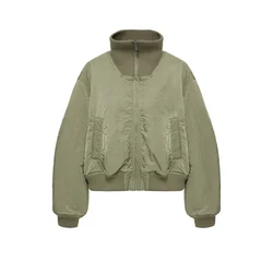 Pull&Bear Prehodna jakna oliva