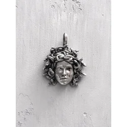 REYTEL Obeski MEDUSA GORGON srebrna