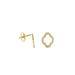 DIAMANT LETERNEL Uhani Ohrringe aus 585 Gelbgold rumena