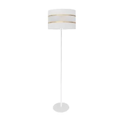 Podna lampa HELEN 1xE27/15W/230V bela/zlatna