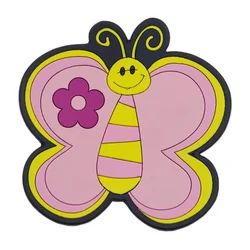 Kuhinjska podloga - 10x10 cm - Butterfly pink