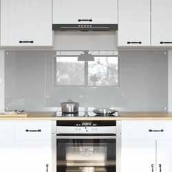 Kuhinjski zid 2 pcs Svijetlo siva 80 x 60 cm